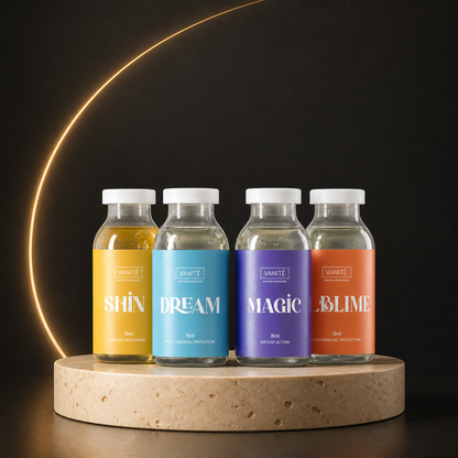 Kit Ampoules Feelings  15ml (Hydration, Reconstruction, Pre-chemical Protection, and Post-Chemical Repair)